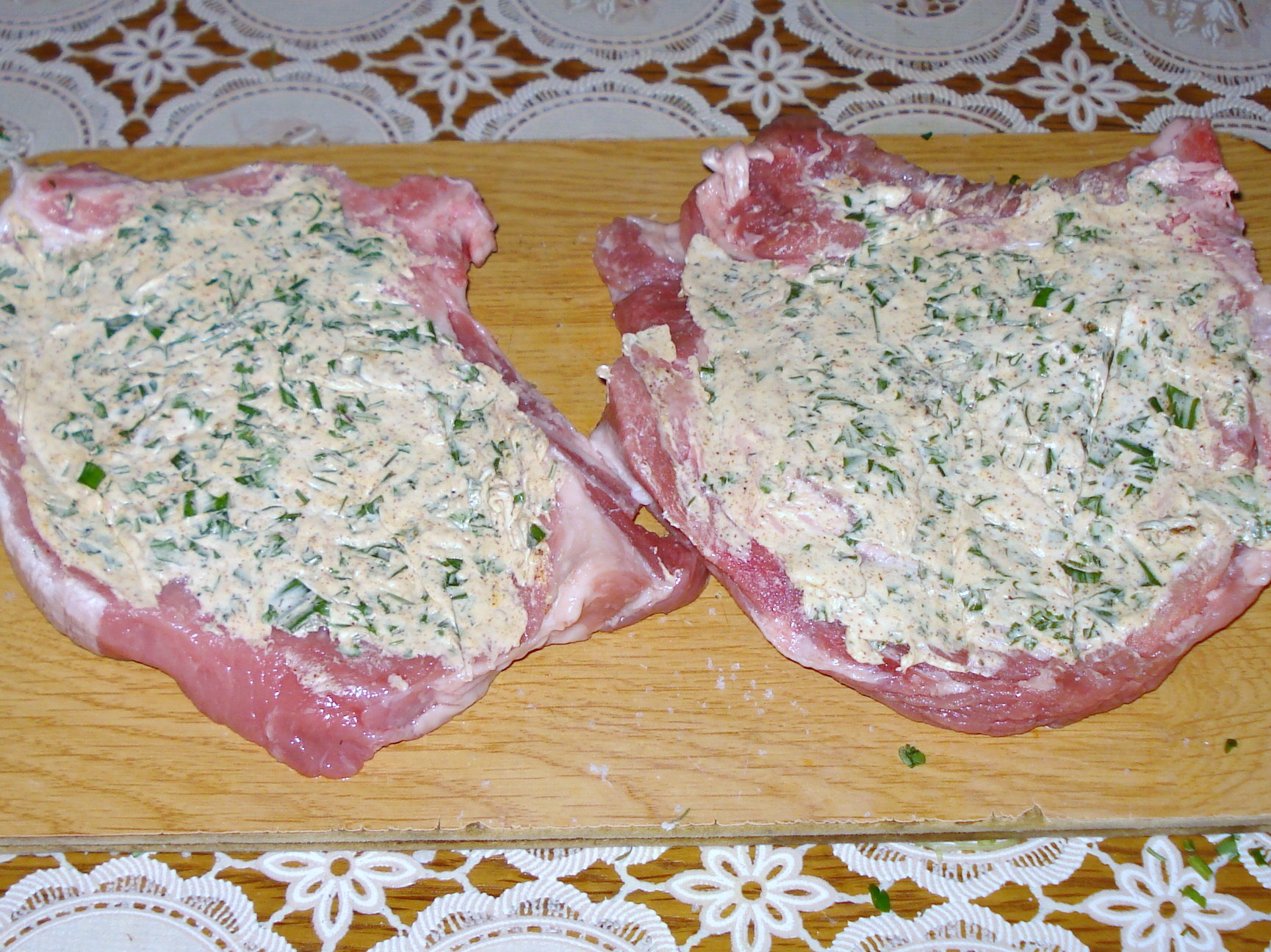 Cotlet cu ierburi aromate