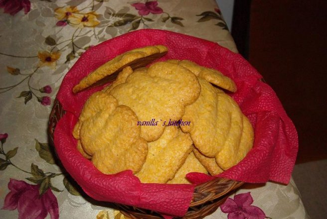 Polenta Peanbutter  Cookies