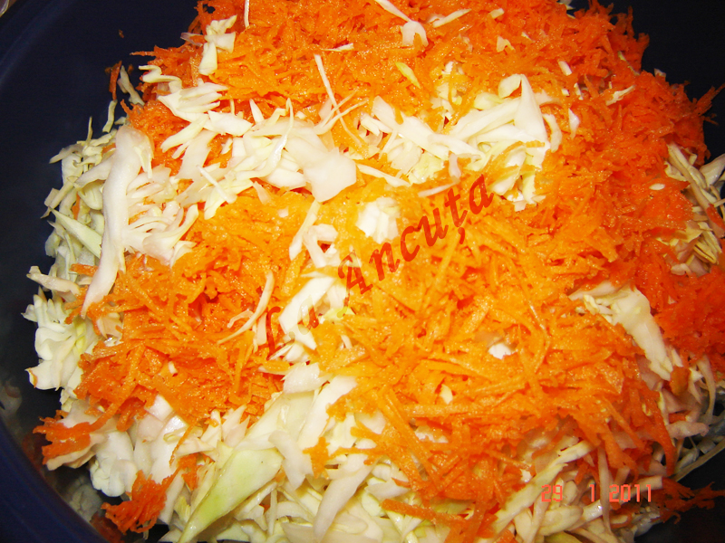 Coleslaw (salata americana cu varza si morcov)