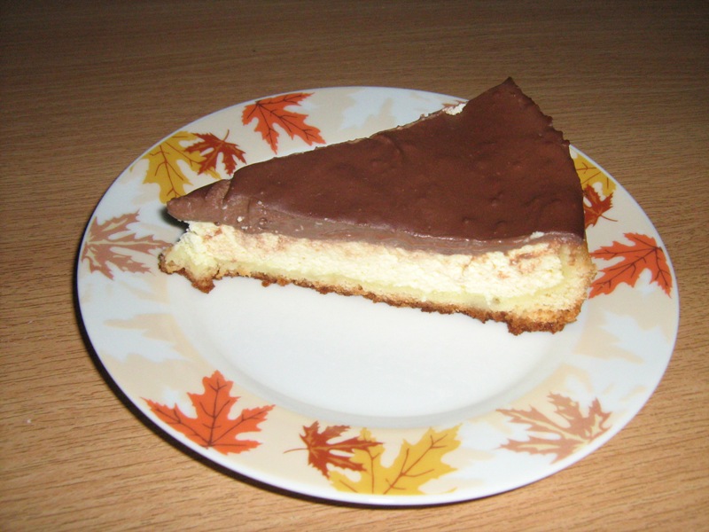 Cheesecake cremos cu ciocolata