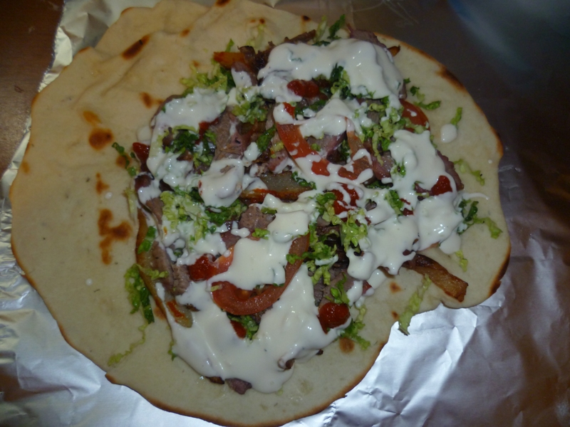 Kebab con piadine