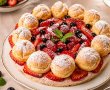 Tort Saint Honore cu iaurt si fructe-11