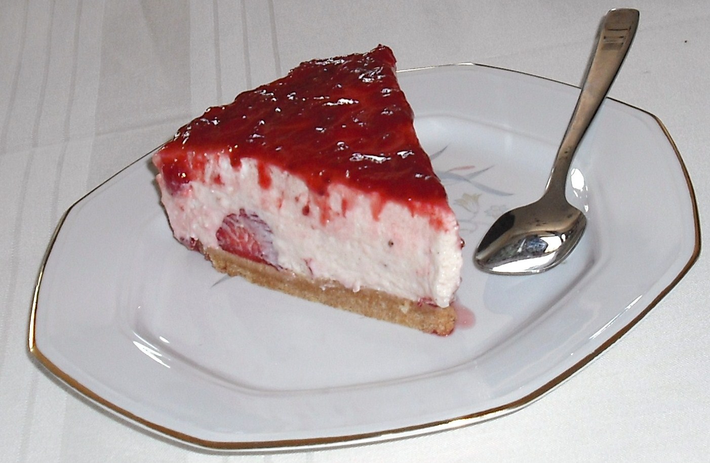 Cheesecake cu capsuni