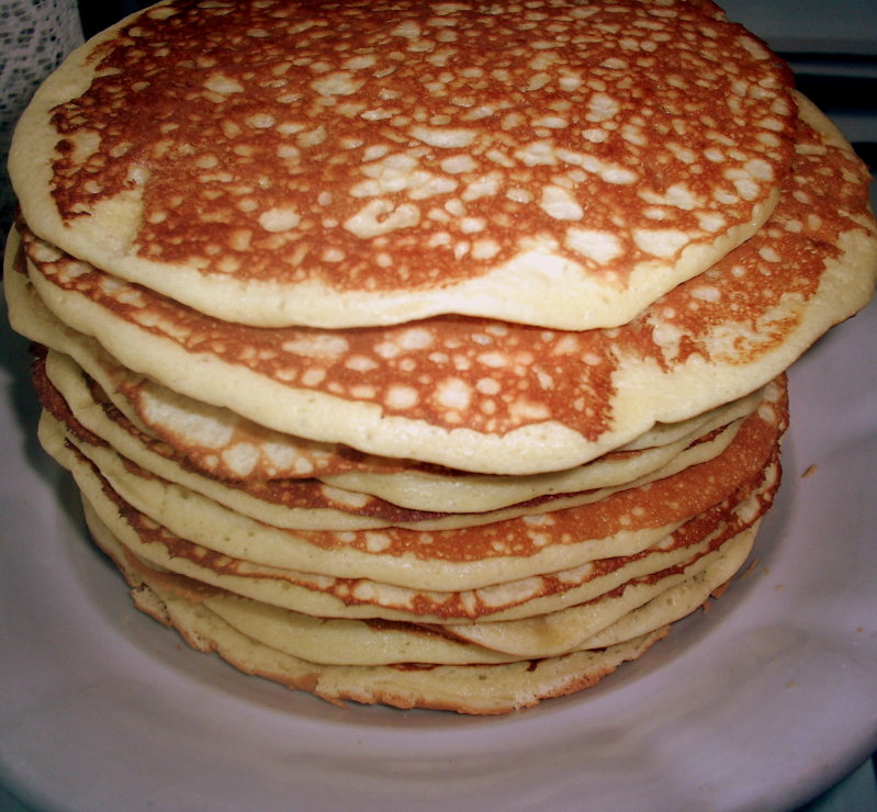 Pancakes cu sos de vin