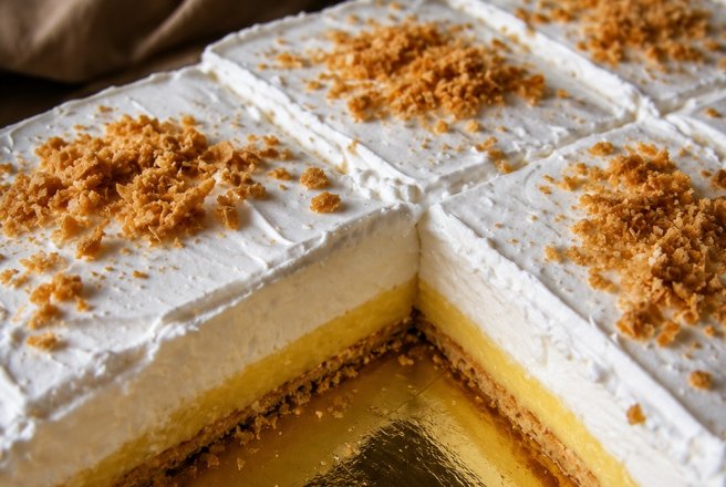 Desert prajitura cremes la rece