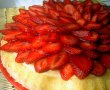 Tarta cu crema de vanilie si capsuni-5