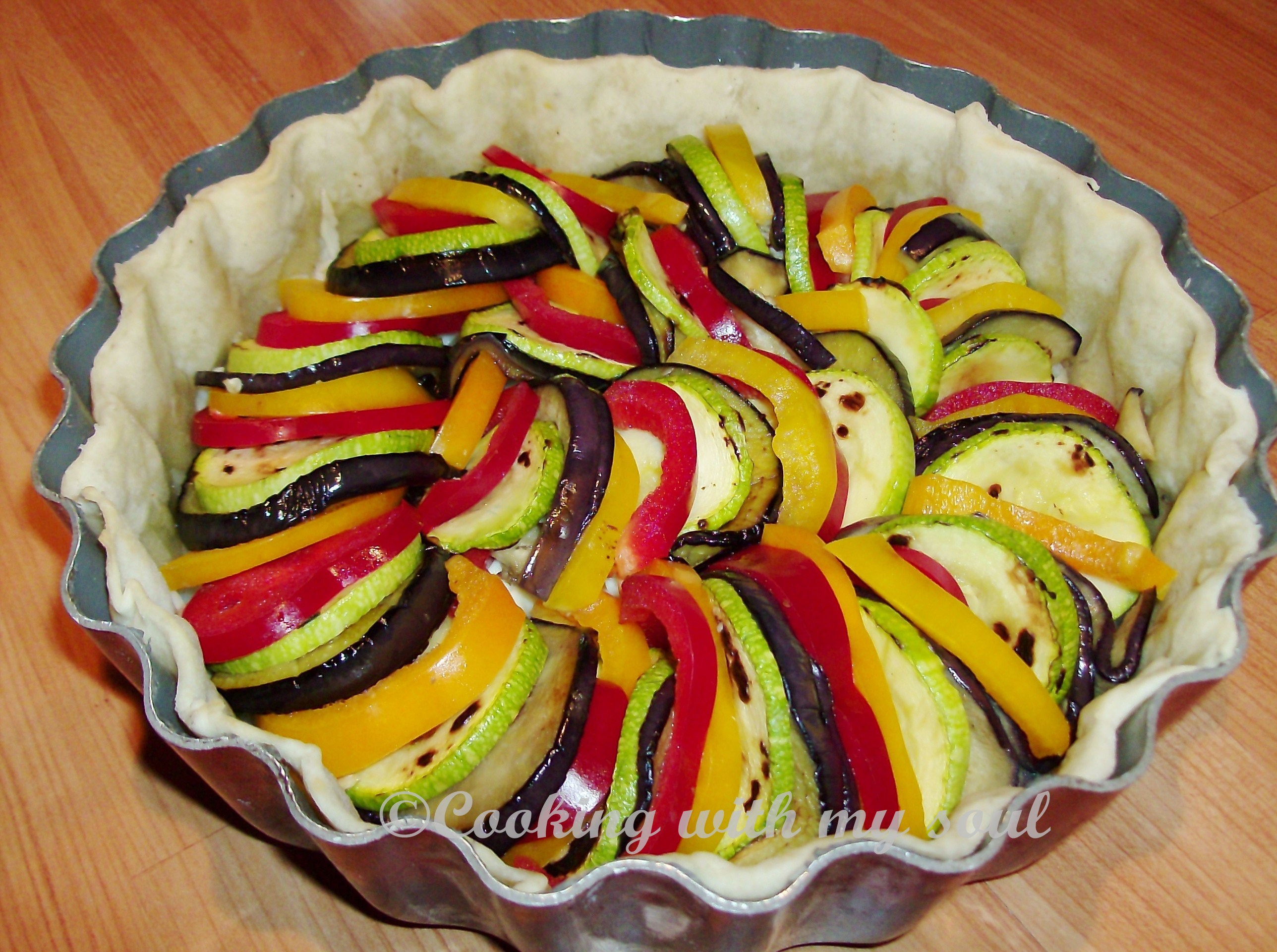 Tarta ratatouille