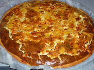 Quiche cu somon afumat