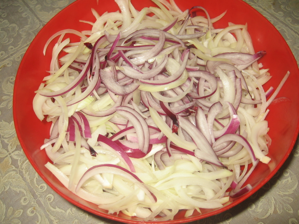 Placinta alsaciana( tarte flambée)