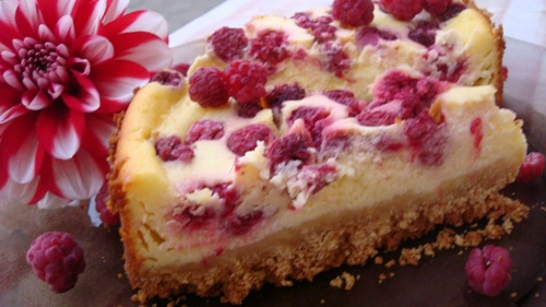 Cheesecake cu zmeura