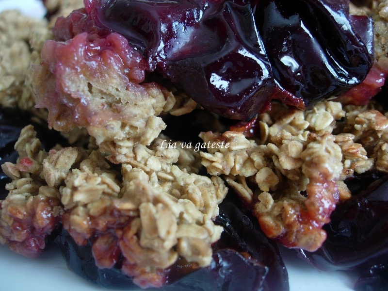 Crumble cu prune