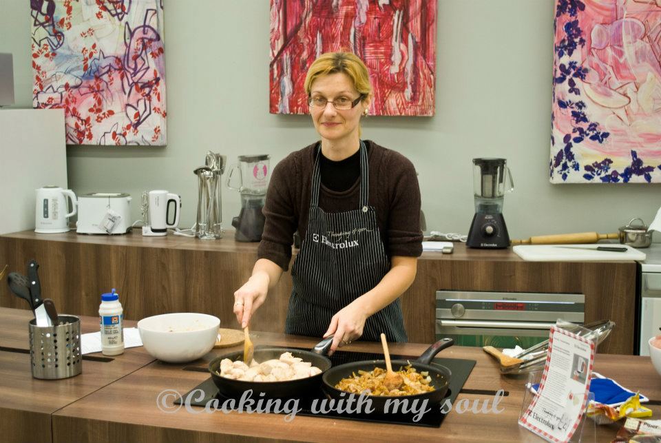 Gatind cu Brindusa (Cooking Session Electrolux la Flanco, Unirea Shopping Center)