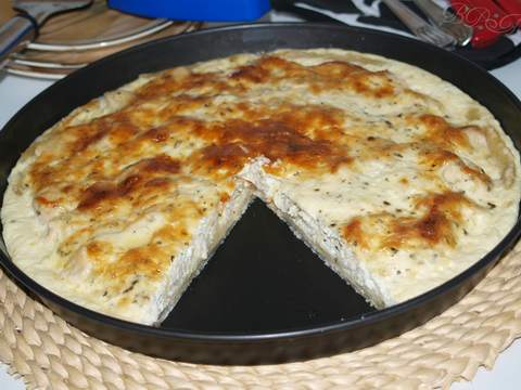 Tarta cu piept de pui