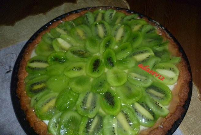 Tarta cu lamaita si kiwi