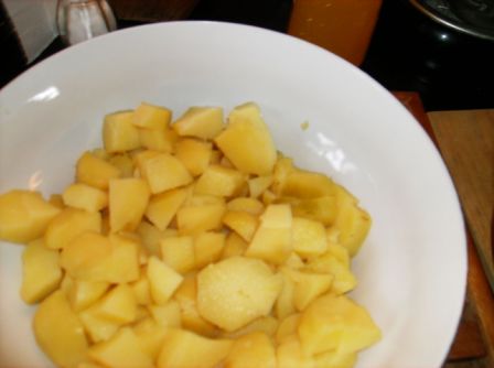 Salata de cartofi cu ton si masline