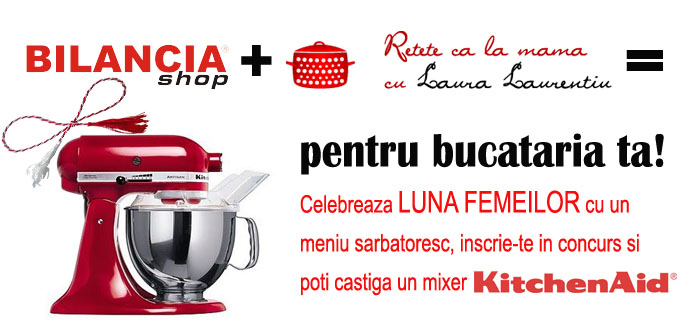 Concurs: KitchenAid de Martisor!