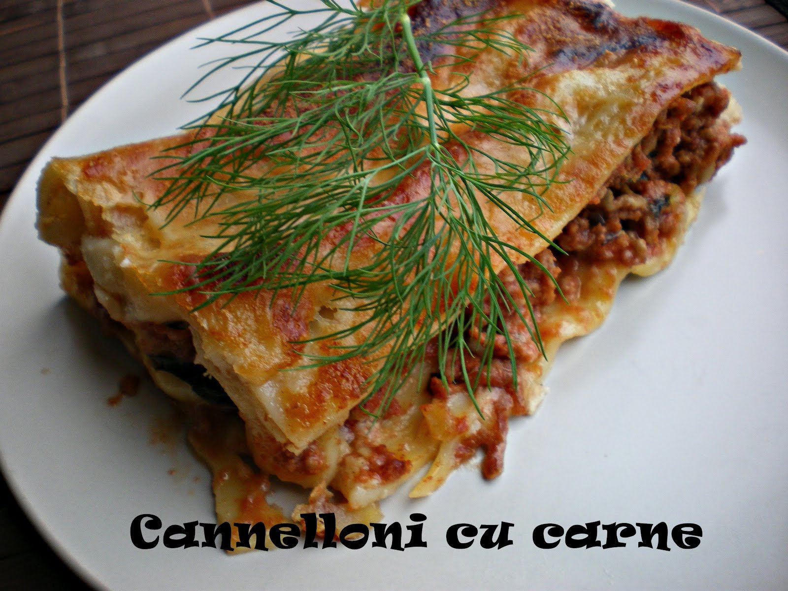 Cannelloni cu carne