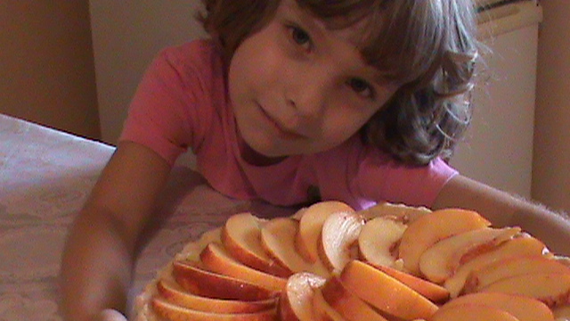 Tarta cu nectarine