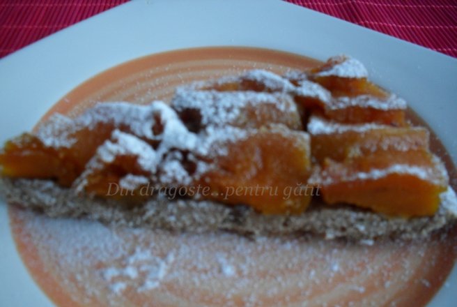 Tartă Tatin cu dovleac aromat (Blat special) - de post