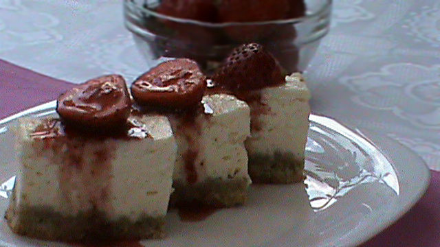 Prajitura cu branza - Cheesecake