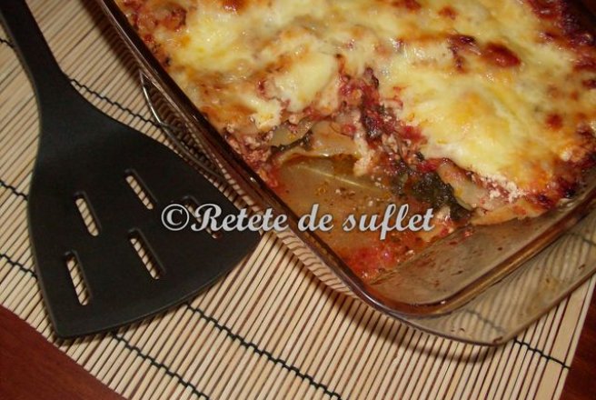 Lasagna cu spanac