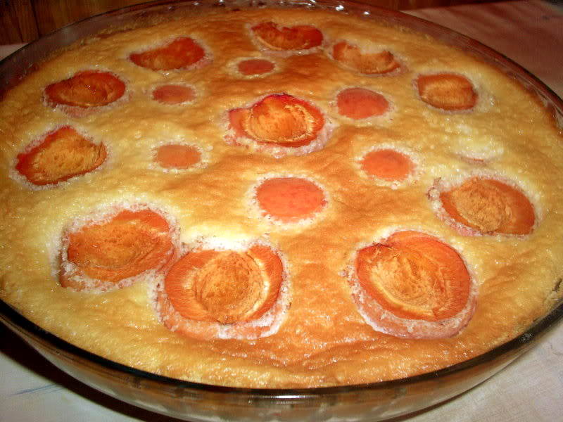 Clafoutis cu caise