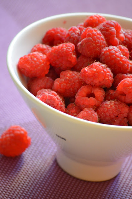 Raspberry cupcakes