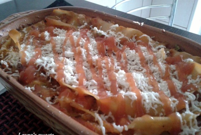 Lasagna cu pui, legume si mozzarella Granarolo