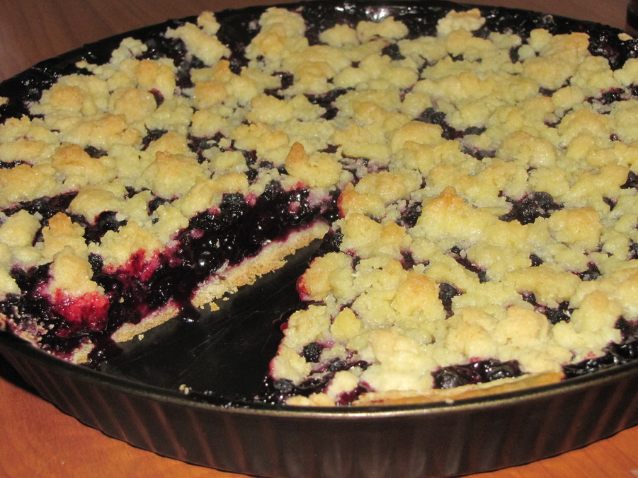 Blueberries pie