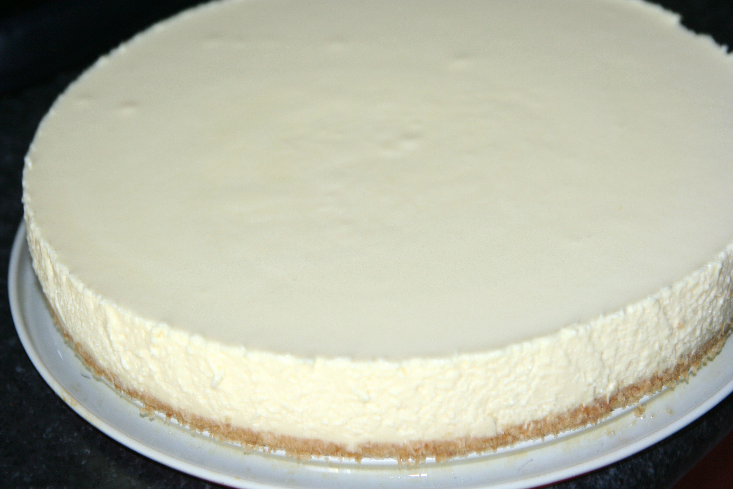 Cheesecake cu ciocolata alba si ricotta