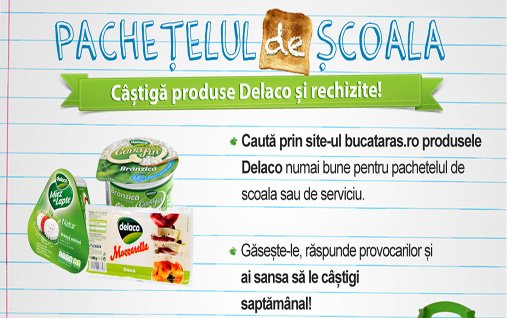 Pachetelul de scoala! Concurs pentru mamici cu premii pentru cei mici, powered by Delaco!