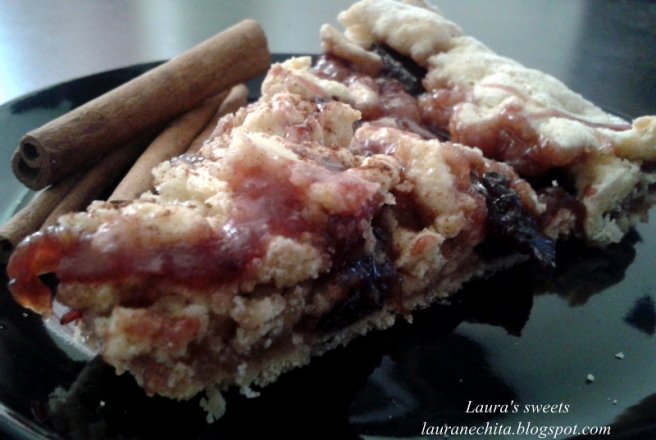 Crumble cu dulceata de prune