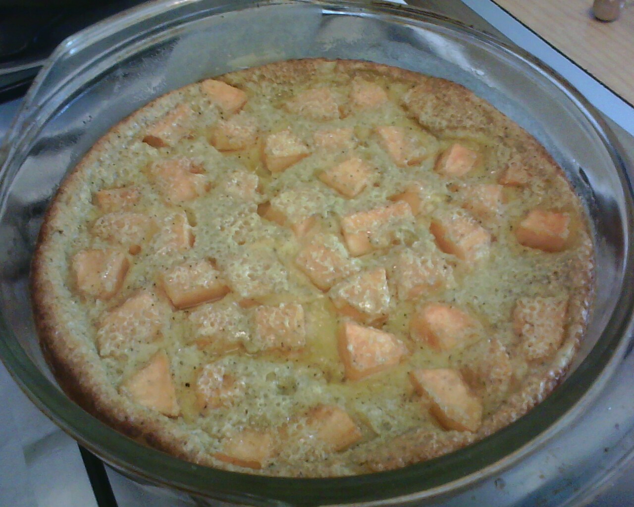 Clafoutis cu pepene