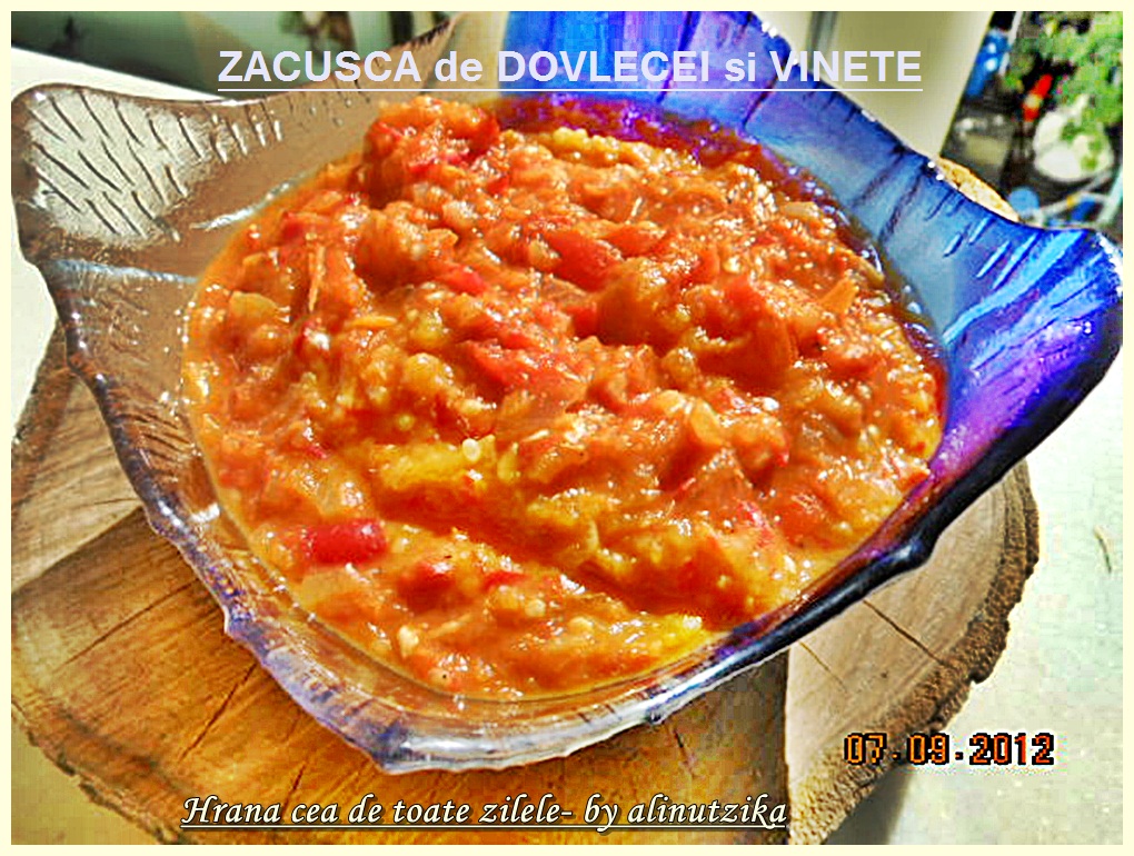 Zacusca de dovlecei si vinete