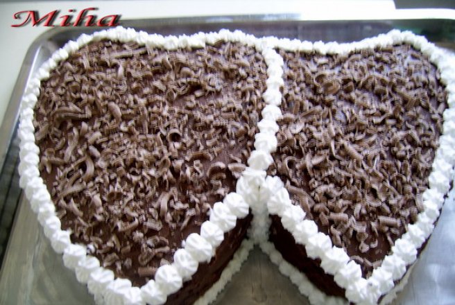 Tort cu blat de cacao si mousse de ciocolata