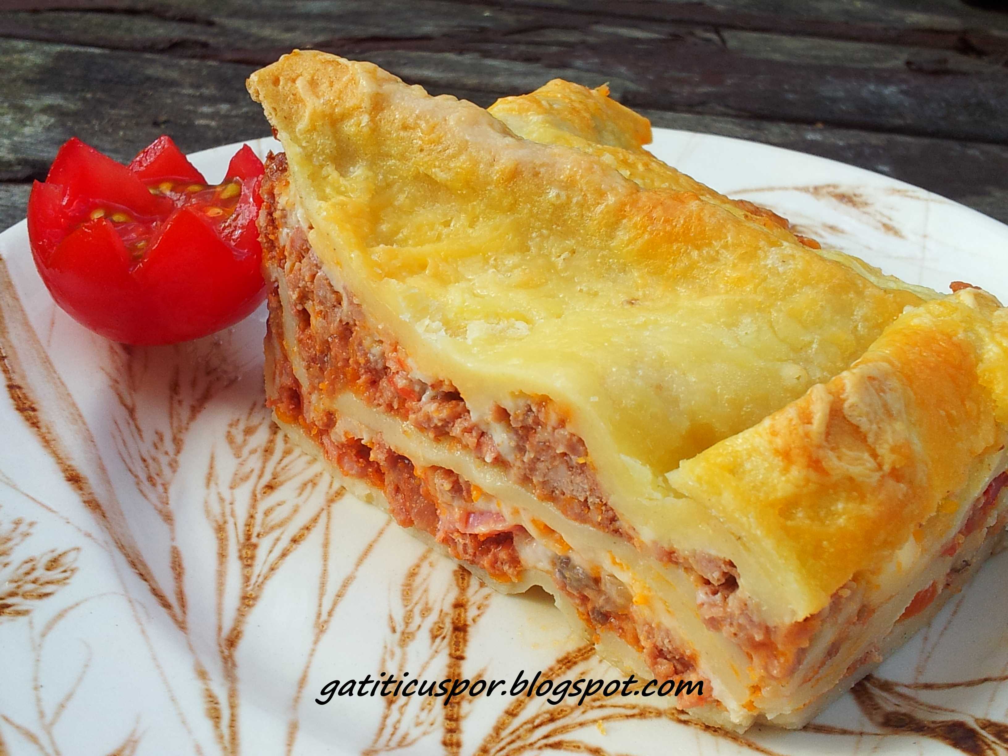 Lasagna cu paste de casa si sos Bechamel