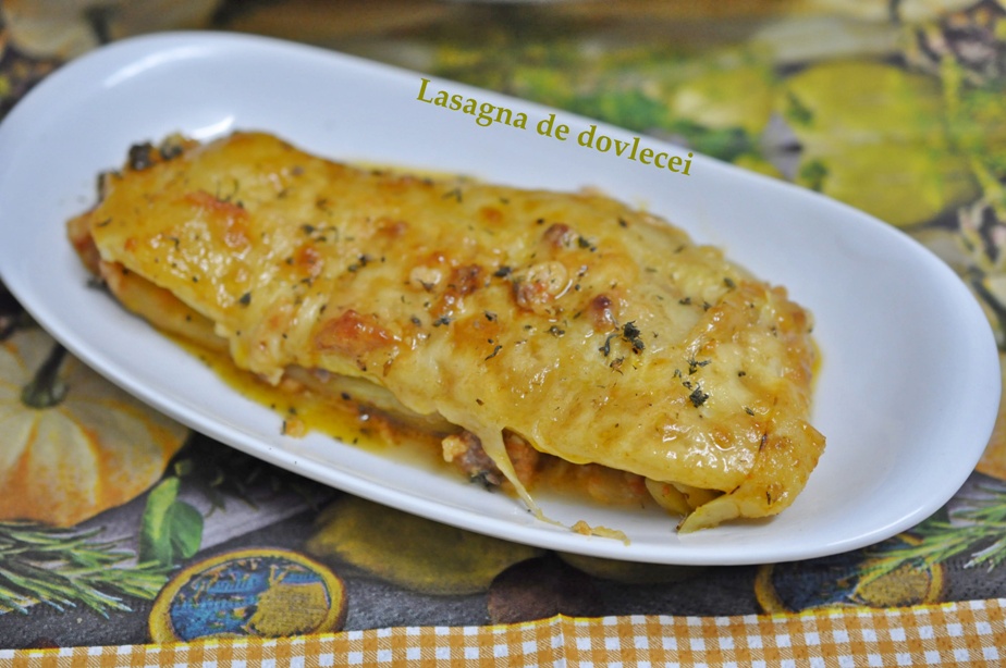 Lasagna cu dovlecei