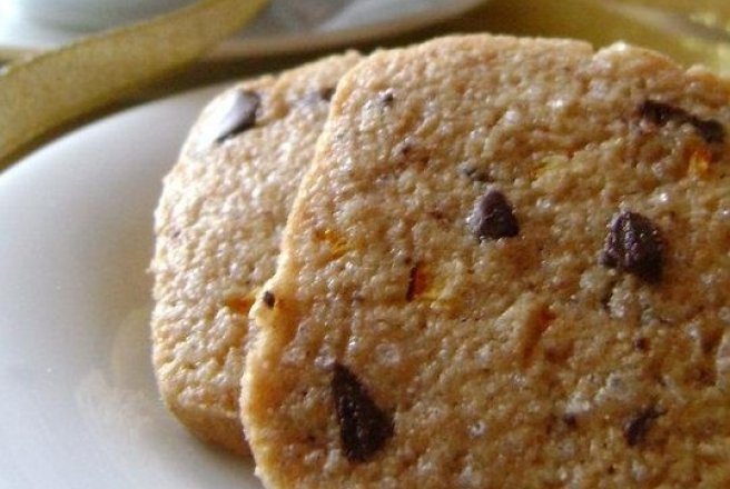 Shortbread cu ciocolată şi portocale