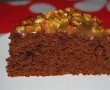 Brownie cu cioco neagra si topping de caramele si nuci-0