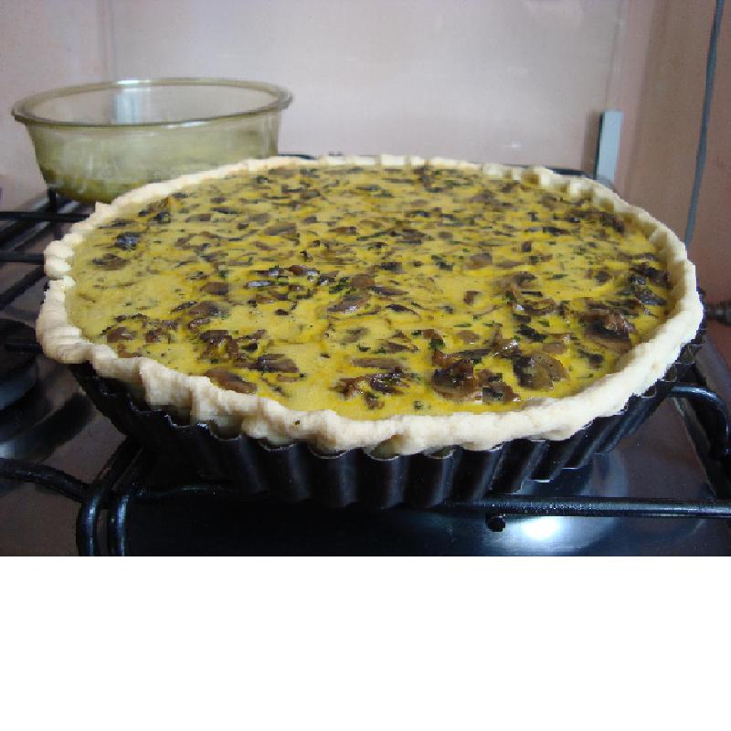 Quiche cu ciuperci