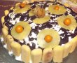 Tort cu ananas, ciocolata si physalis-1