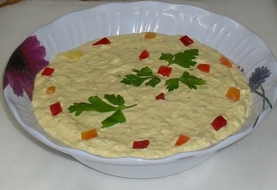 Salata de vinete cu ardei copti