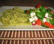 Fettuccine cu sos pesto si salata-2