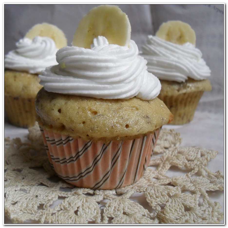 Cupcakes cu banane