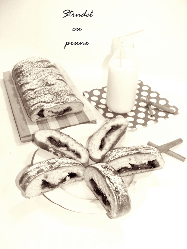 Strudel cu prune