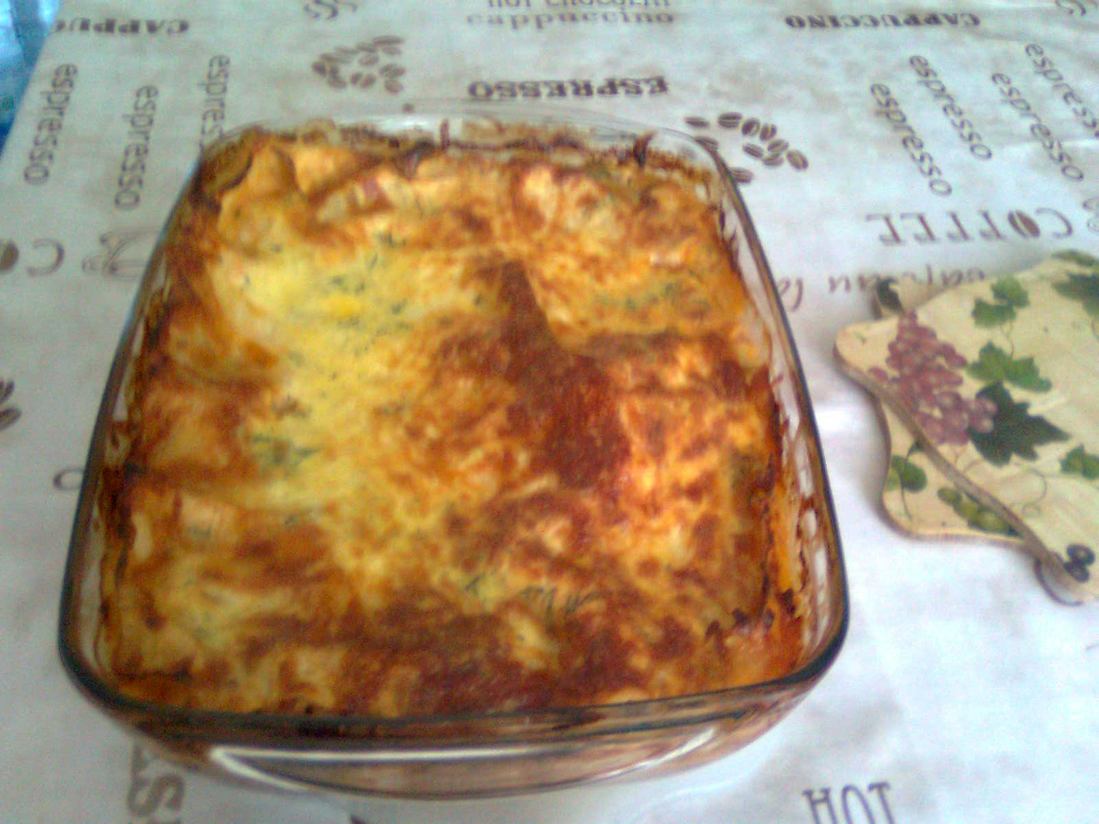 Lasagna cu carne de porc