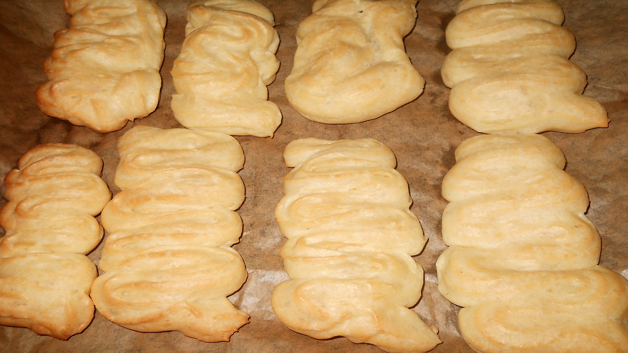Eclere cu crema de vanilie