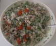 Salata de orez cu somon afumat,rosii chery si rucolla-6