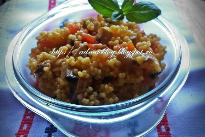 Salata de Cous-cous cu legume--reteta la steamer