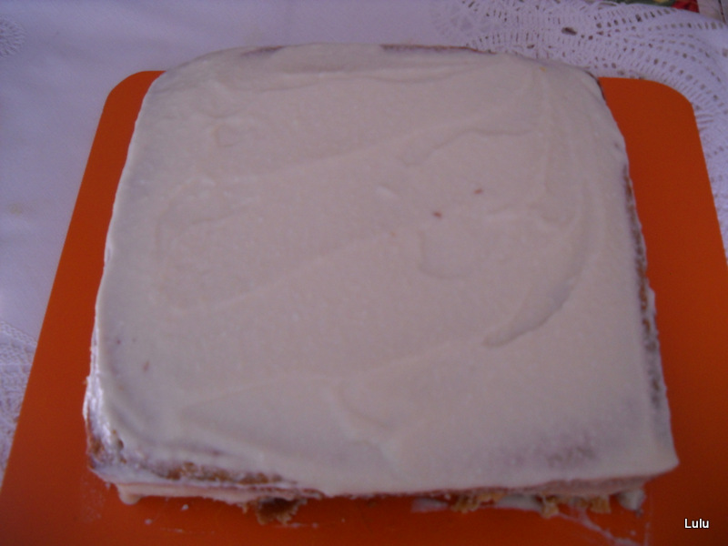 Prajitura cu crema de branza